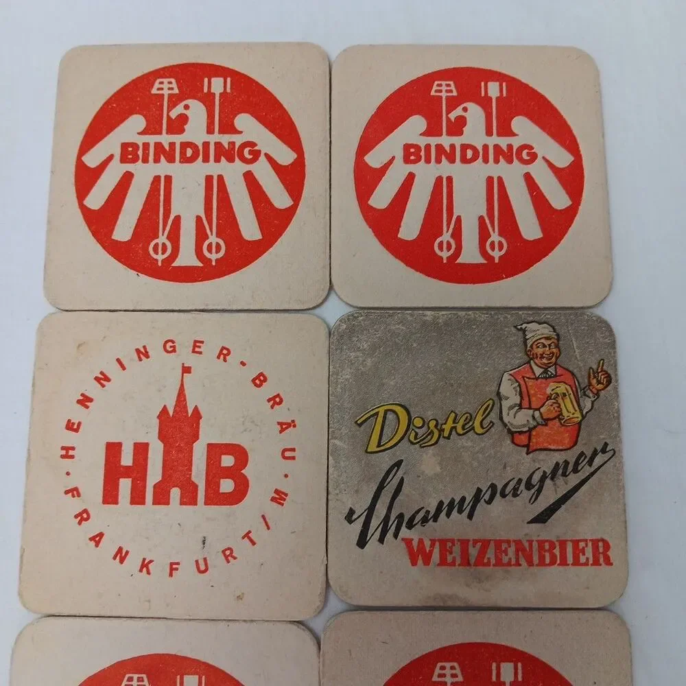Vintage Barware Binding Bier Coaster Germany